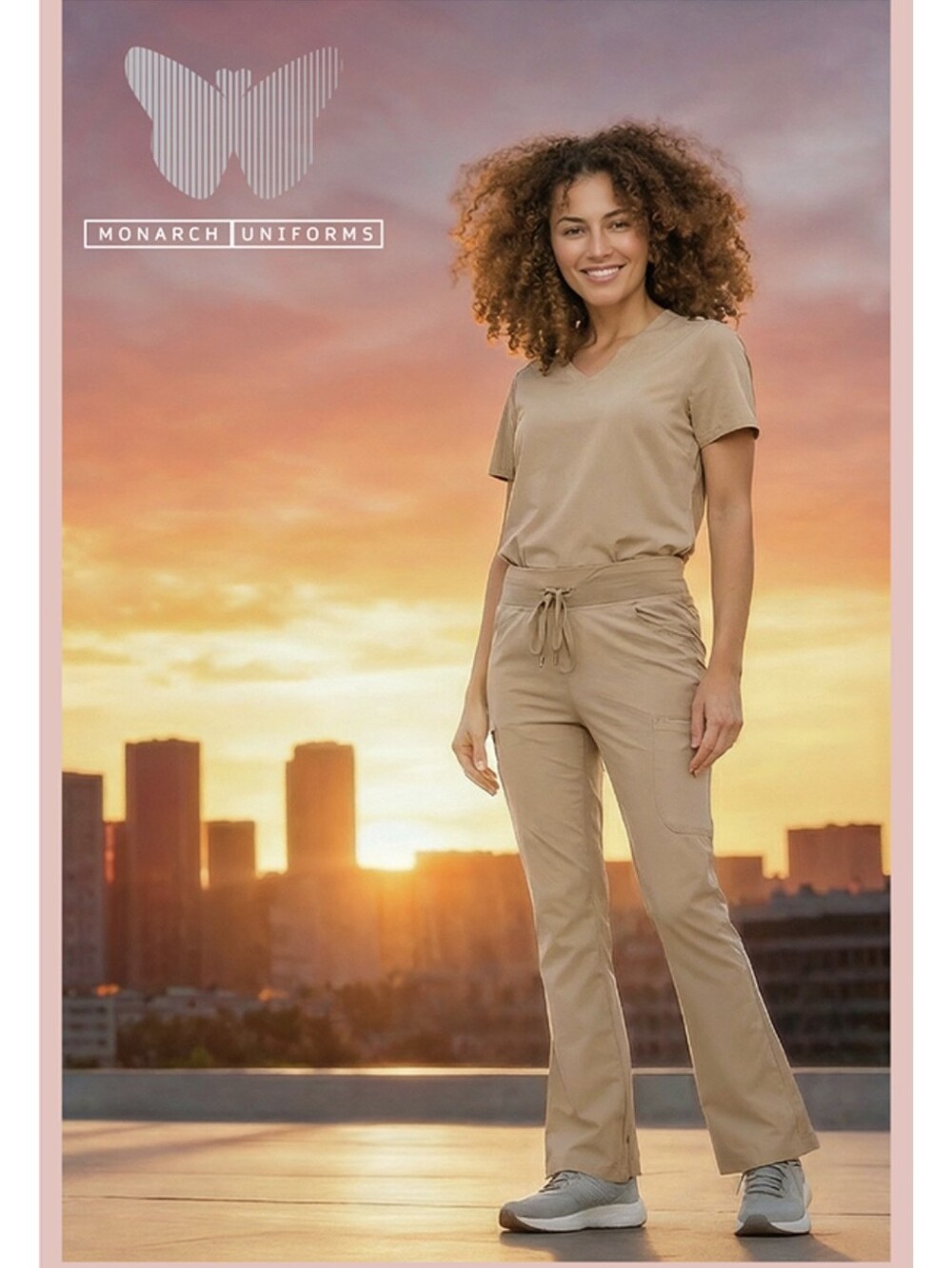 Women's MONARCH Scrub Set- Flared Leg